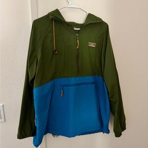 LL Bean Multi Color Pullover Jacket